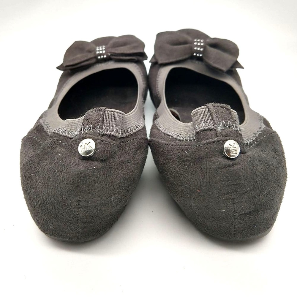 MICHAEL Michael Kors Gray Flats with Bow Women's 6micMichael Kors - Picture 4 of 8